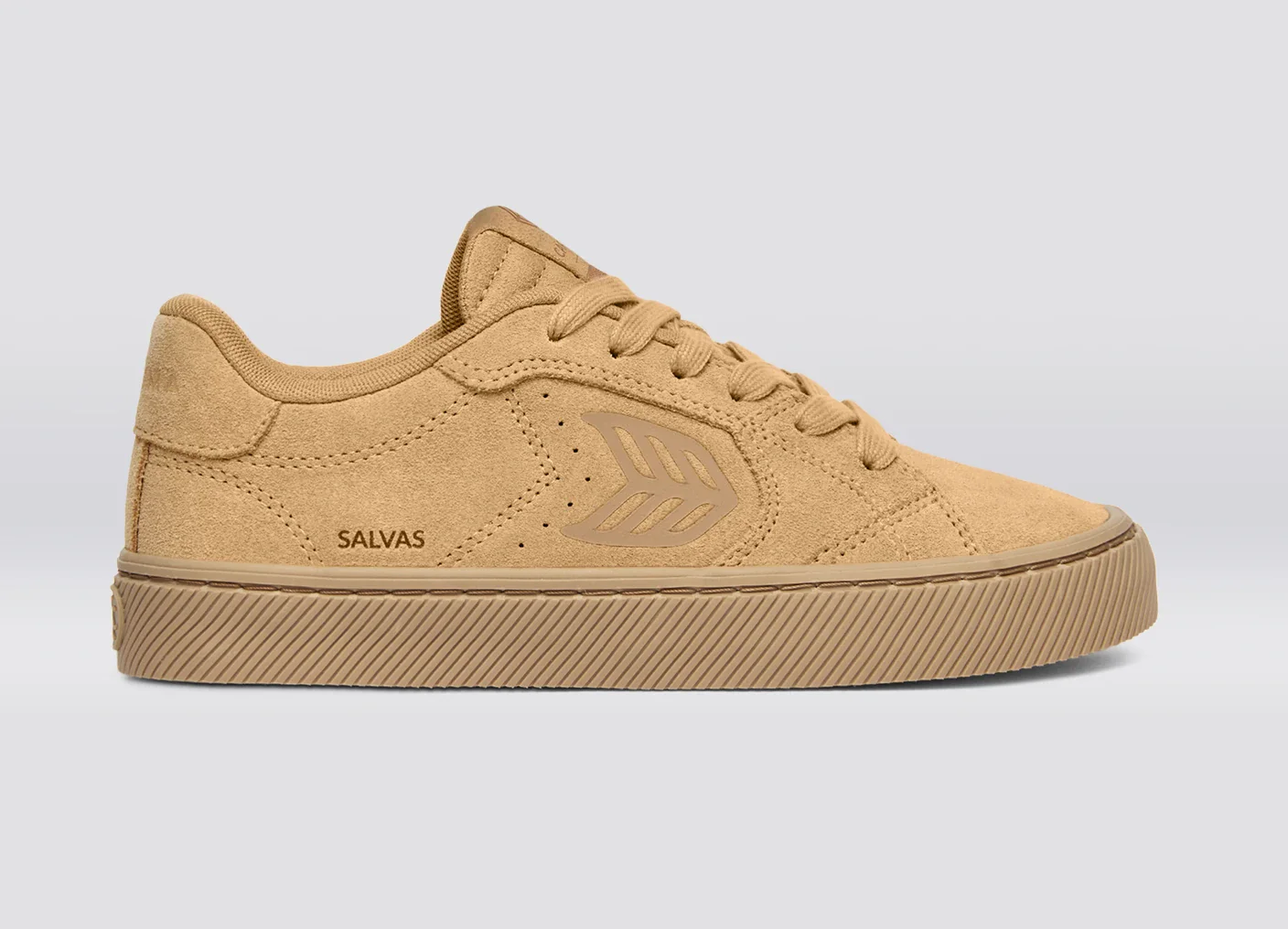 SALVAS All Latte Suede Sneaker - Image 3