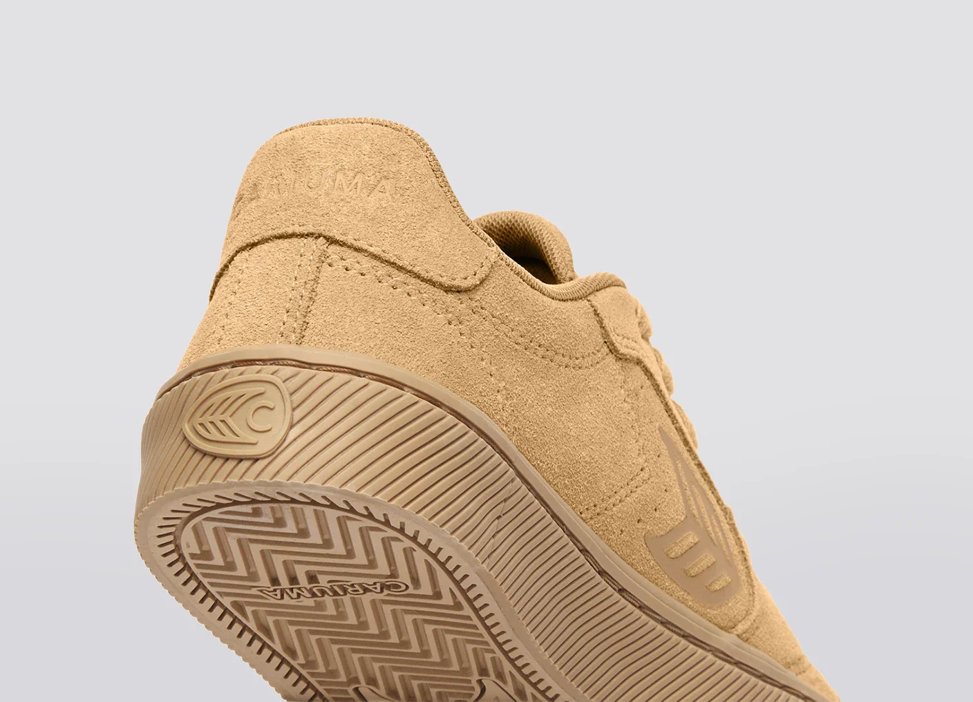 SALVAS All Latte Suede Sneaker - Image 6