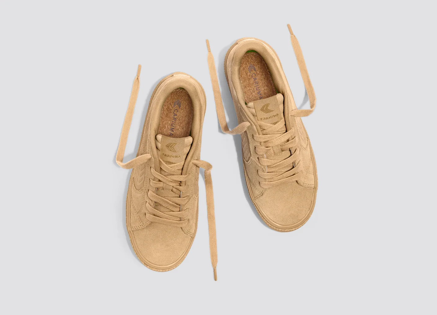 SALVAS All Latte Suede Sneaker - Image 7