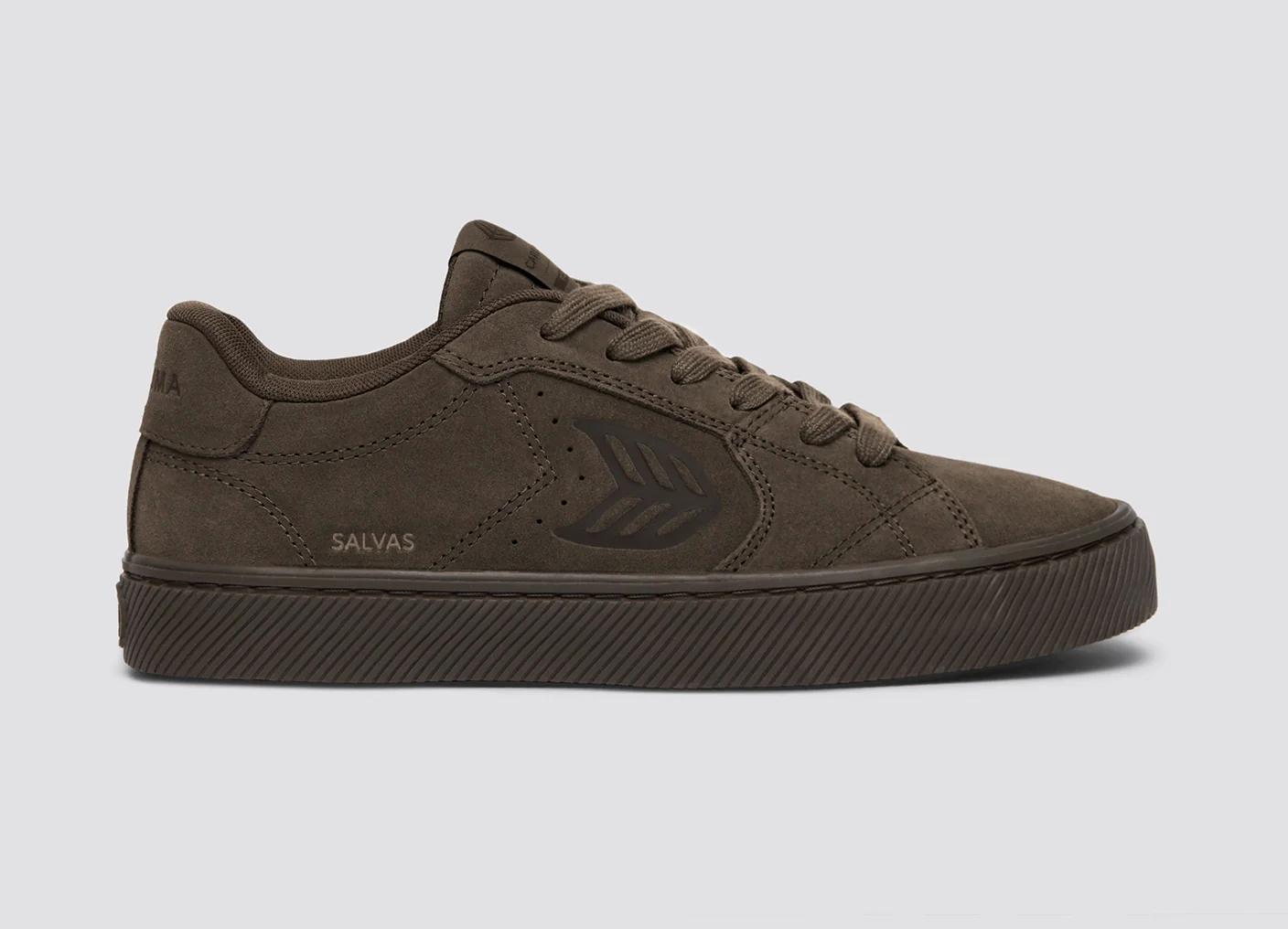 SALVAS All Teak Suede Sneaker - Image 3