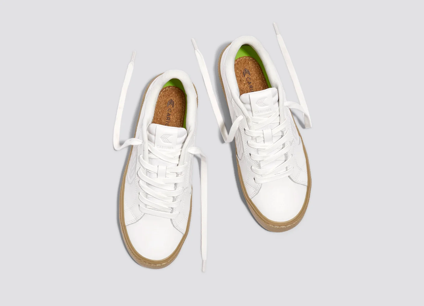 SALVAS White Premium Leather Ice Logo Sneaker - Image 7
