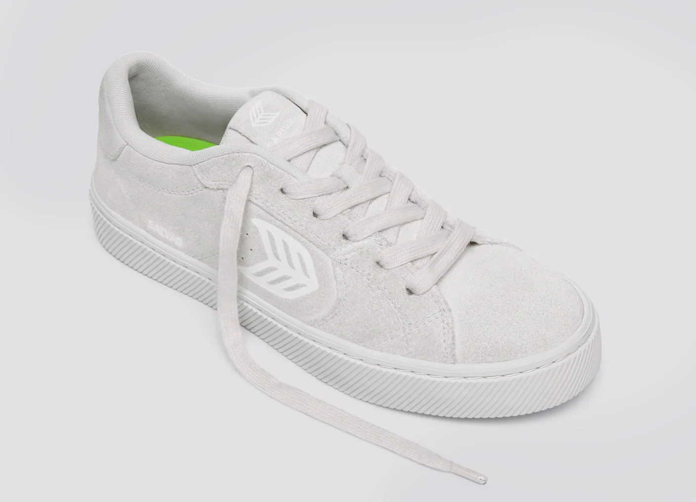 SALVAS Suede All Smoke White - Image 4