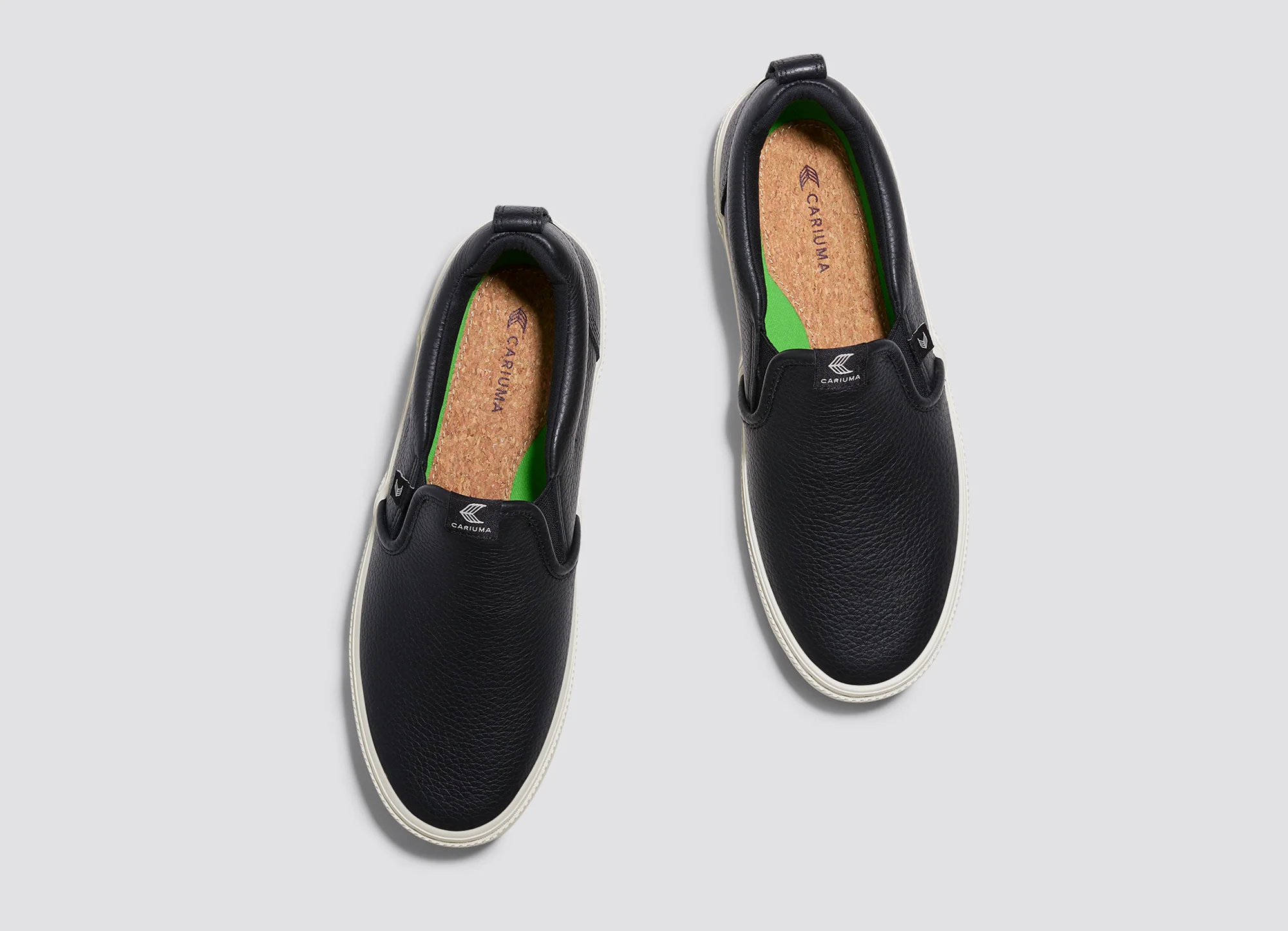 SLIP-ON Black Premium Leather Sneaker - Image 7