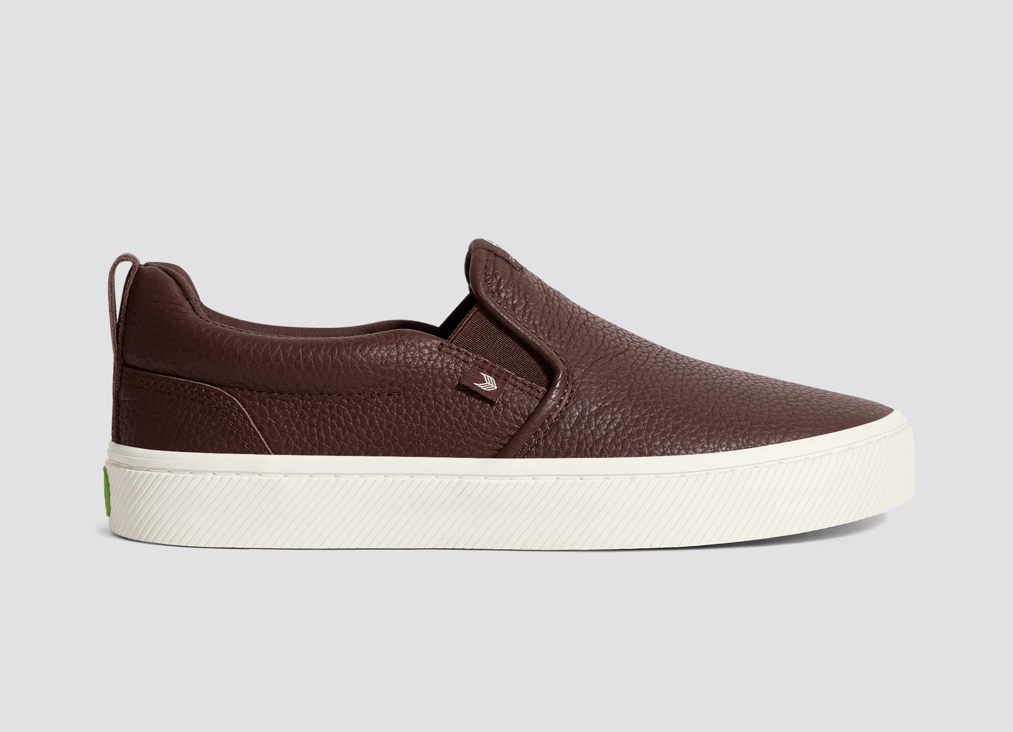 SLIP-ON Brown Premium Leather Sneaker - Image 3
