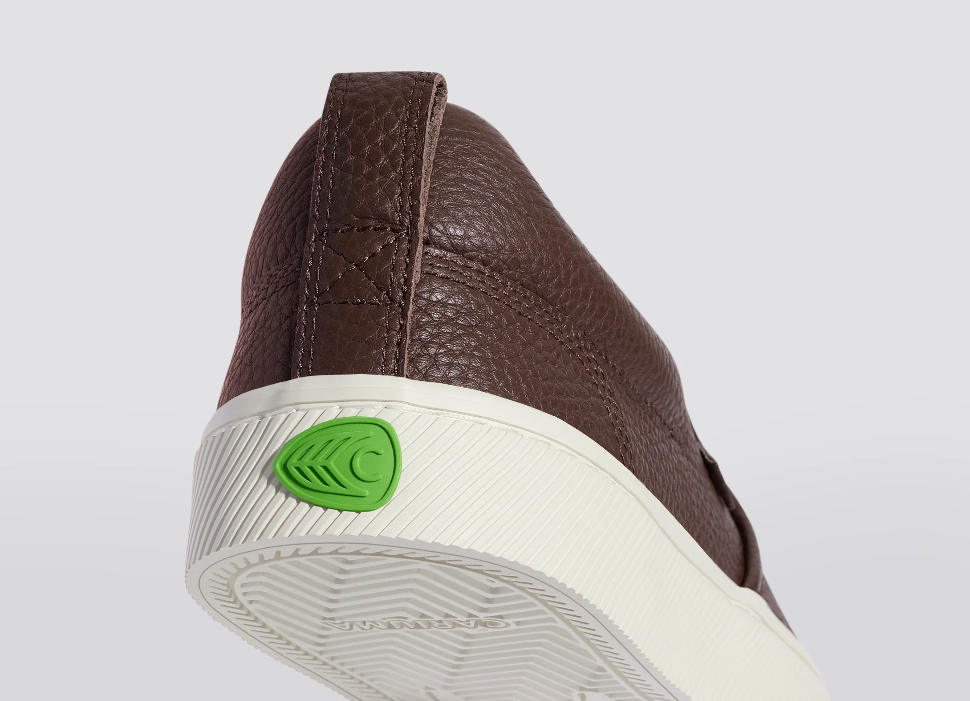 SLIP-ON Brown Premium Leather Sneaker - Image 6