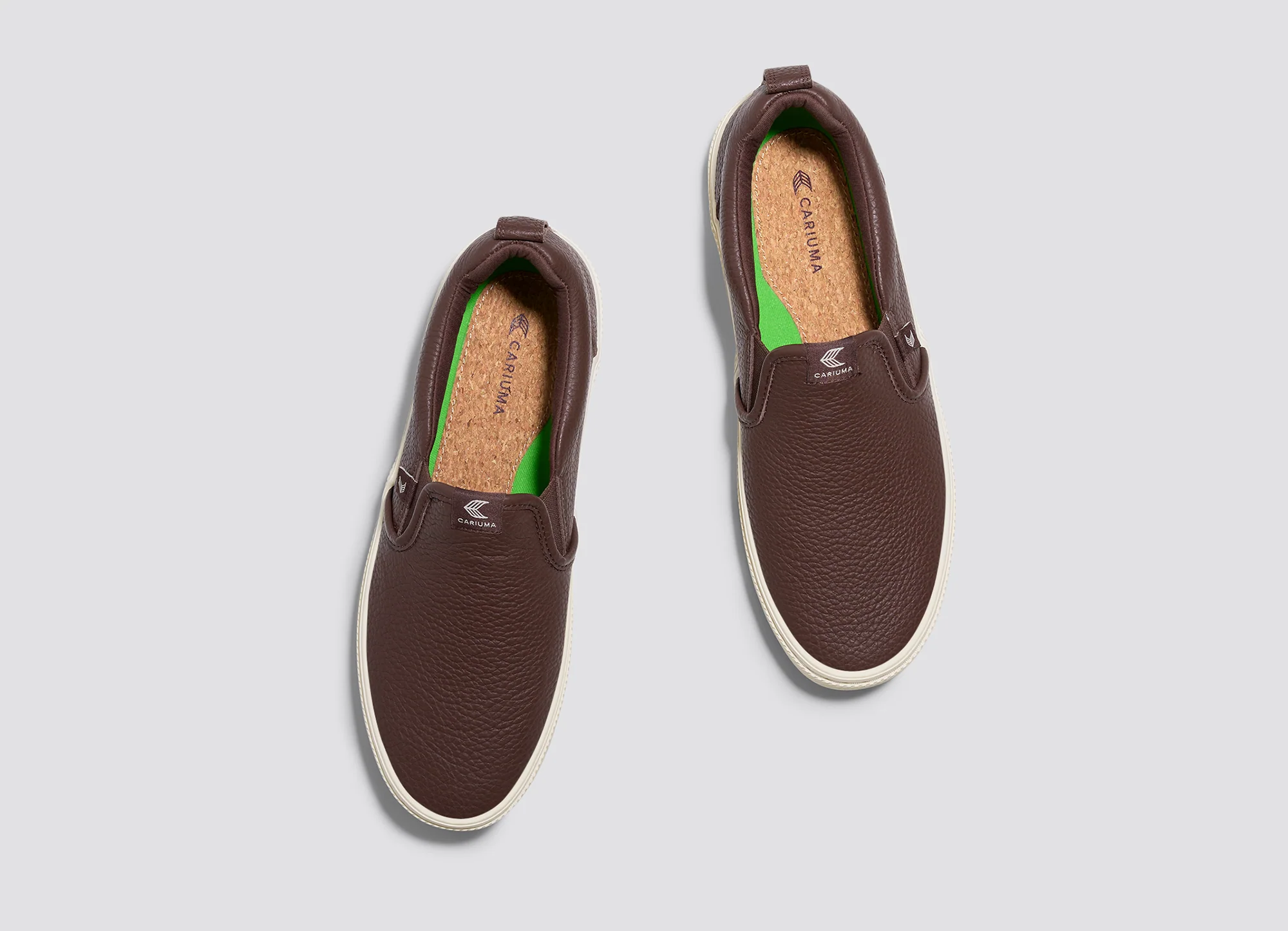 SLIP-ON Brown Premium Leather Sneaker - Image 7