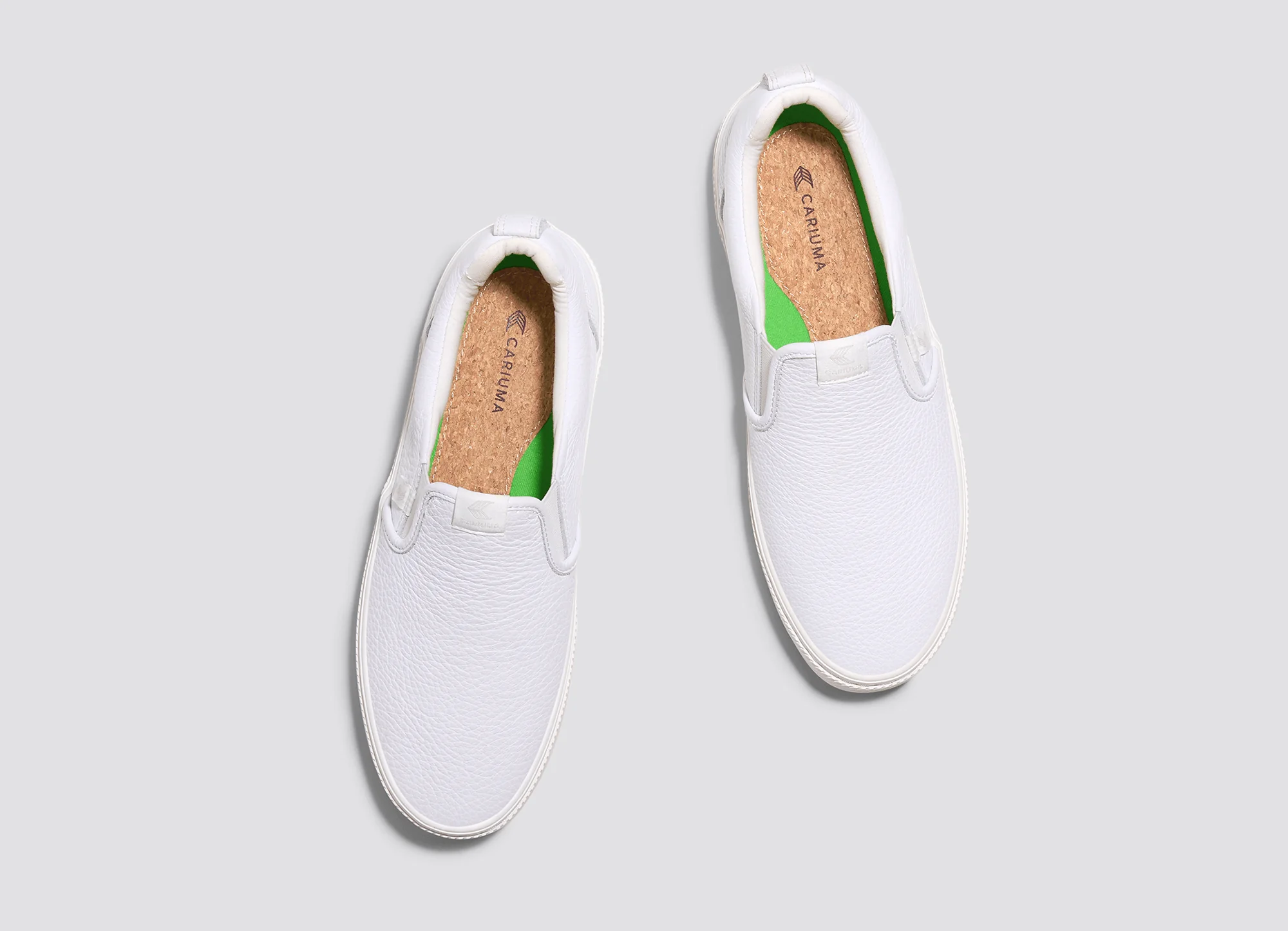 SLIP-ON - Baskets en cuir blanc de qualité supérieure - Image 7