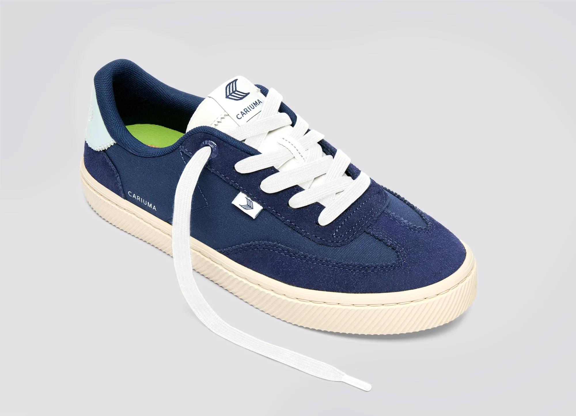 TOCA Gum Green Nylon and Suede Sneaker - Image 4