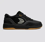 UBA PRO Black Suede and Mesh Silver Cloud Logo Sneaker - Image 9